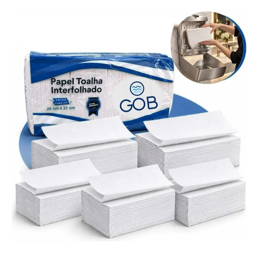 Papel toalha interfolhado GOB